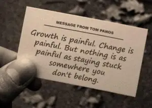 Growth is painful without mentoring support